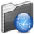 Sites Folder black Icon